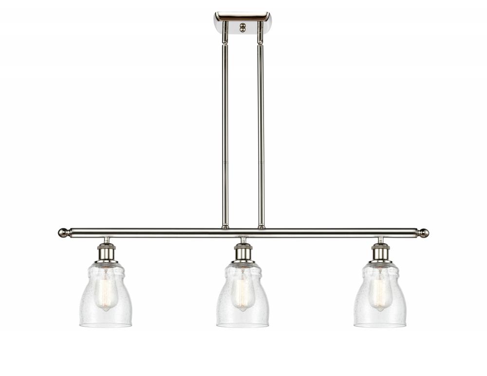 Ellery - 3 Light - 36 inch - Polished Nickel - Stem hung - Island Light