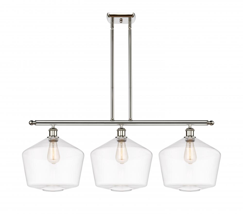 Cindyrella - 3 Light - 39 inch - Polished Nickel - Stem hung - Island Light