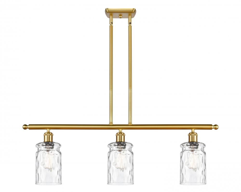Candor - 3 Light - 36 inch - Satin Gold - Stem hung - Island Light