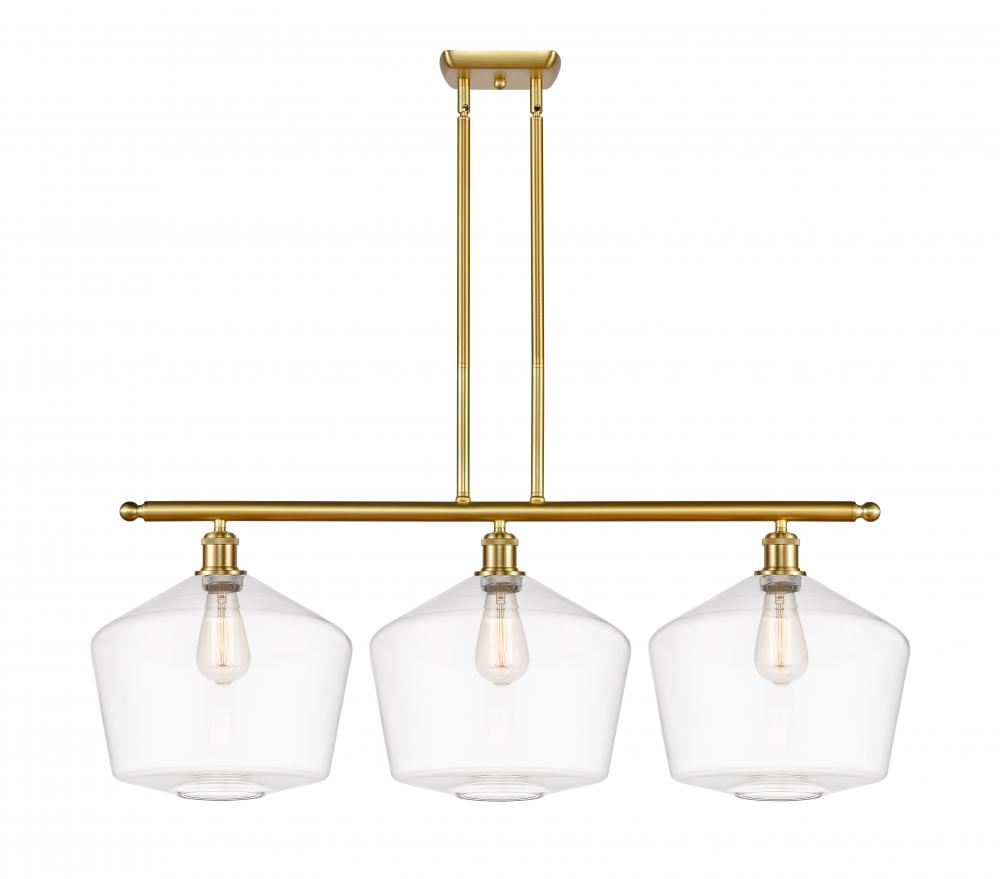 Cindyrella - 3 Light - 39 inch - Satin Gold - Stem hung - Island Light