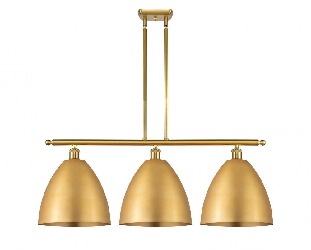 Bristol - 3 Light - 39 inch - Satin Gold - Stem hung - Island Light
