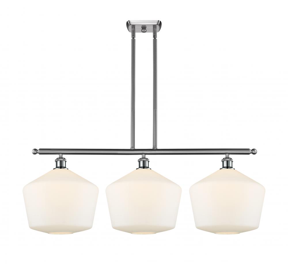 Cindyrella - 3 Light - 39 inch - Brushed Satin Nickel - Stem hung - Island Light