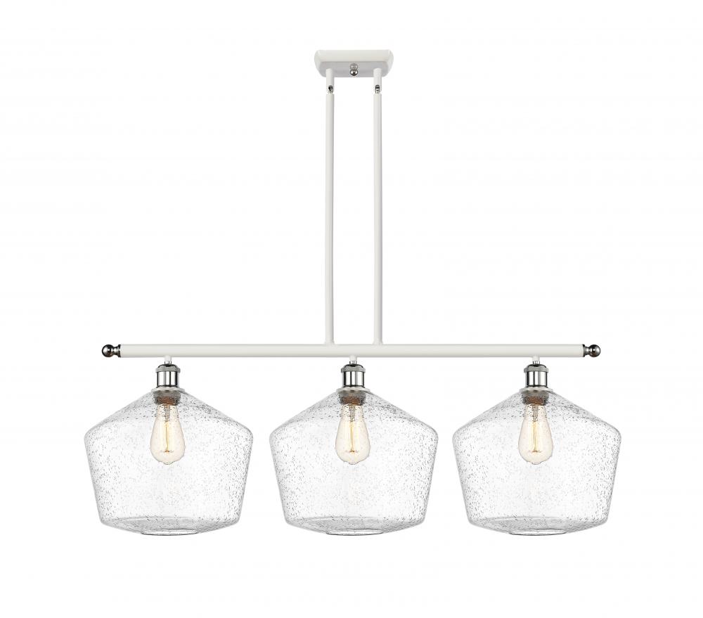 Cindyrella - 3 Light - 39 inch - White Polished Chrome - Stem hung - Island Light
