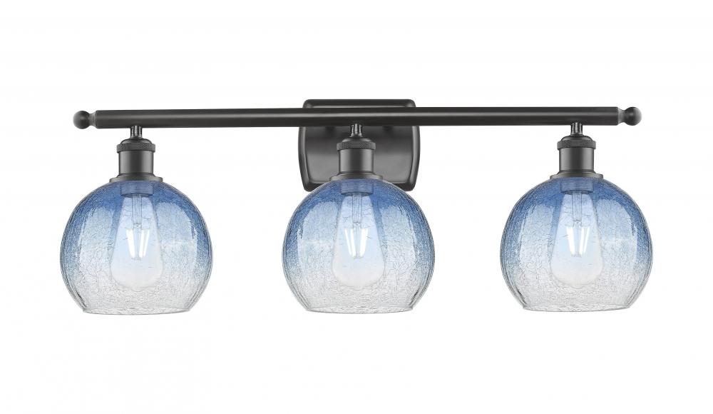 Brookhaven Globe - 3 Light - 28 inch - Oil Rubbed Bronze - Bath Vanity Light