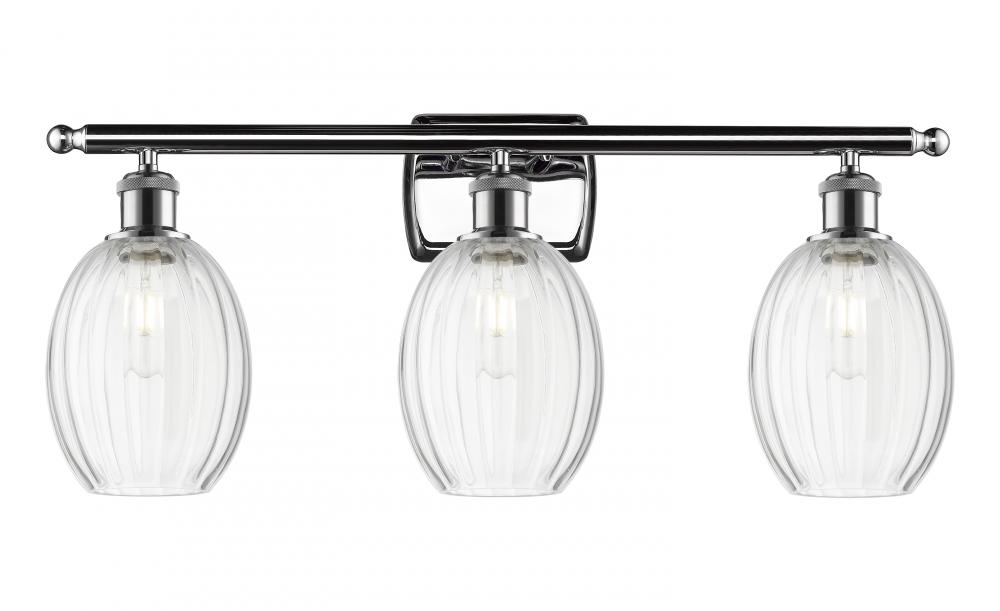 Preston Bulb - 3 Light - 26 inch - Polished Chrome - Bath Vanity Light