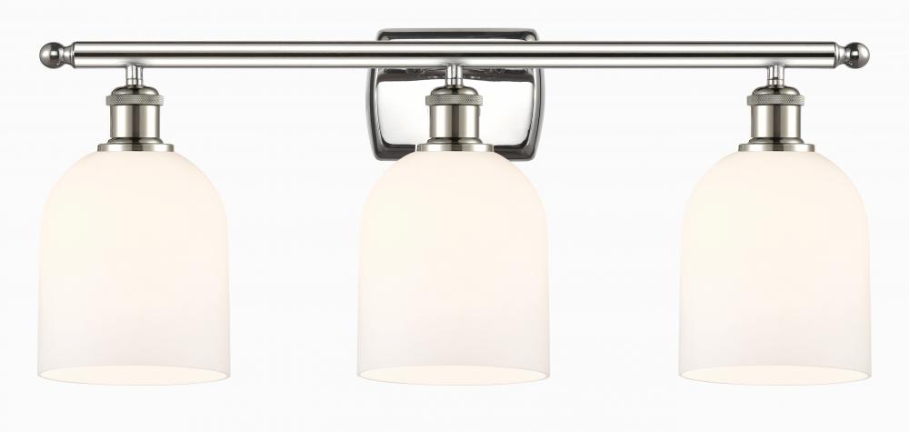 Bella - 3 Light - 26 inch - Polished Nickel - Bath Vanity Light