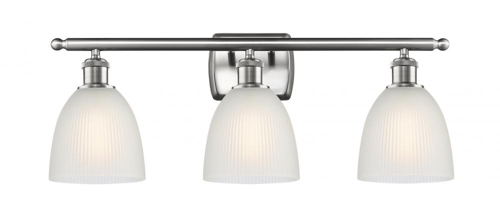 Castile - 3 Light - 26 inch - Brushed Satin Nickel - Bath Vanity Light