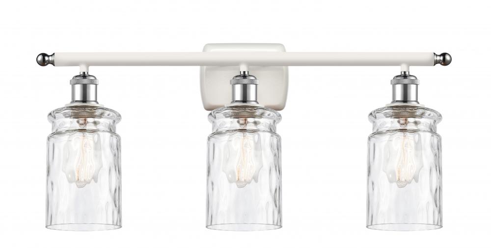 Candor - 3 Light - 25 inch - White Polished Chrome - Bath Vanity Light