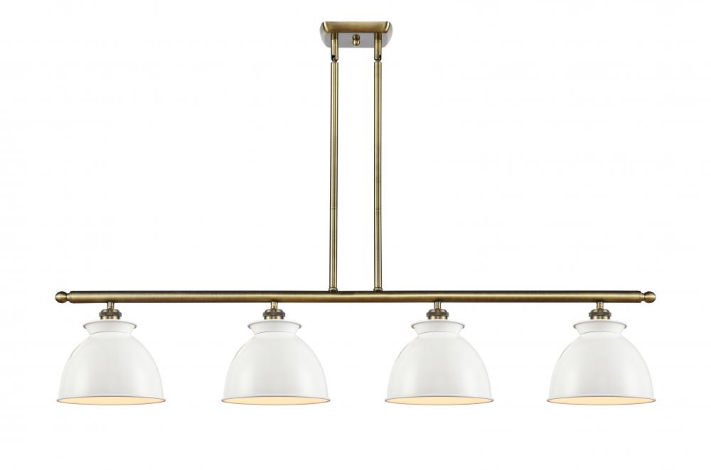 Adirondack - 4 Light - 48 inch - Antique Brass - Stem hung - Island Light