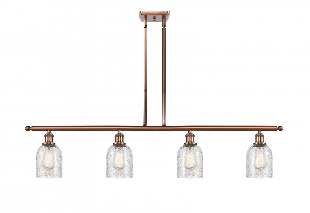 Caledonia - 4 Light - 48 inch - Antique Copper - Stem hung - Island Light