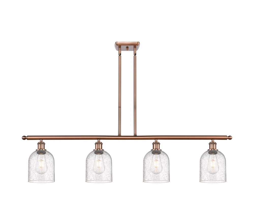 Bella - 4 Light - 48 inch - Antique Copper - Stem hung - Island Light
