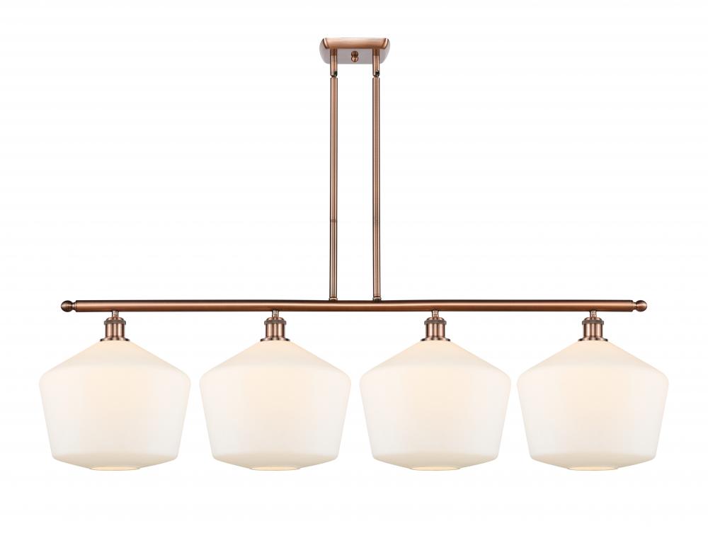 Cindyrella - 4 Light - 50 inch - Antique Copper - Stem hung - Island Light