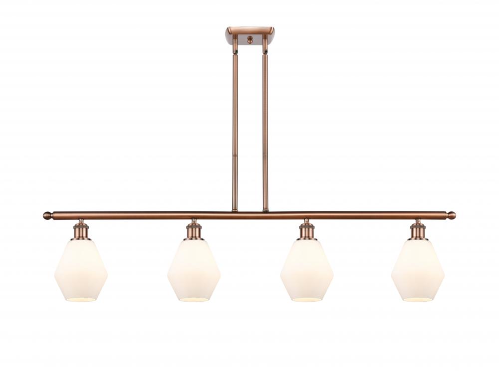 Cindyrella - 4 Light - 48 inch - Antique Copper - Stem hung - Island Light