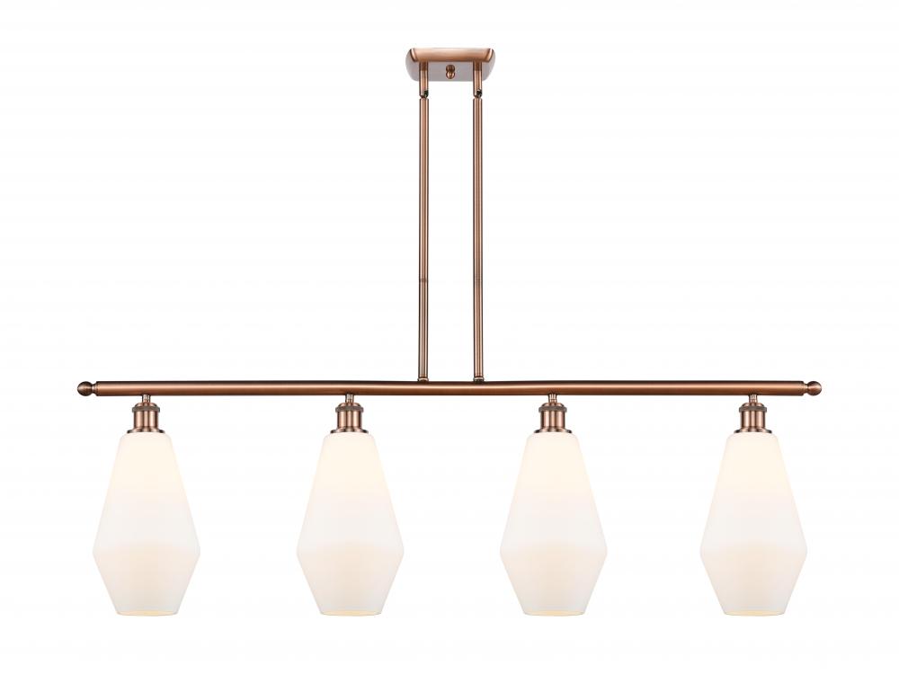 Cindyrella - 4 Light - 48 inch - Antique Copper - Stem hung - Island Light