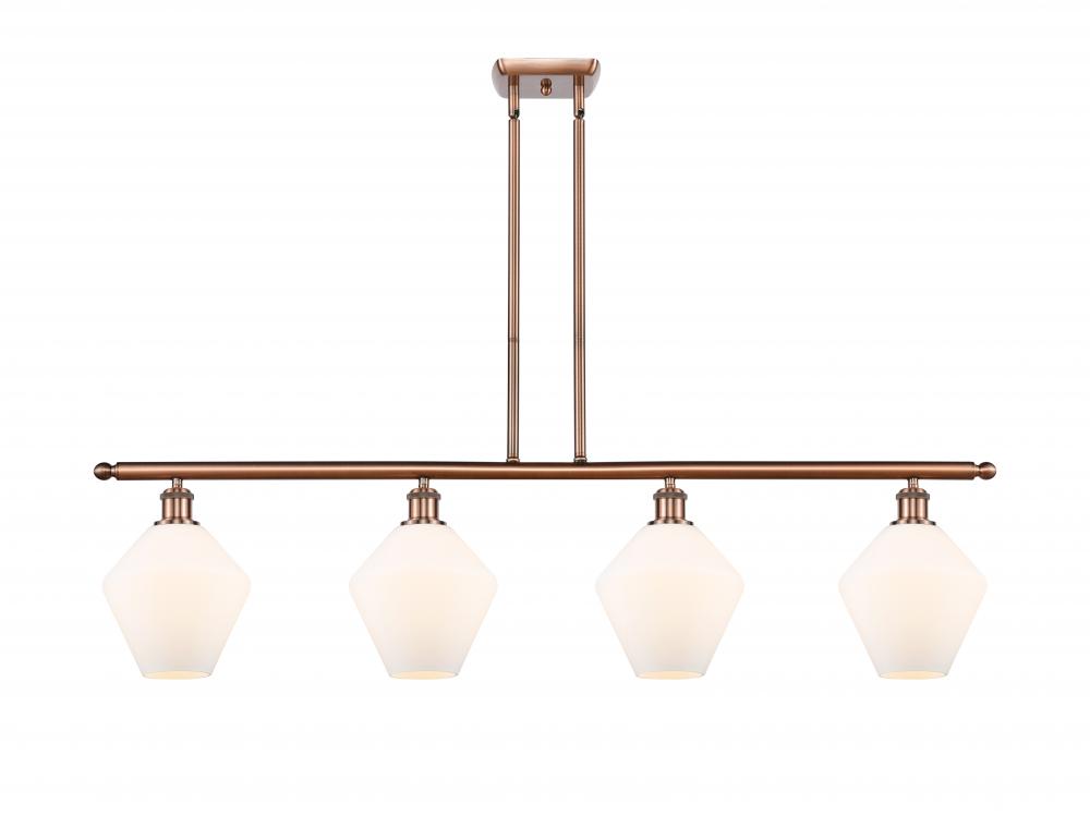 Cindyrella - 4 Light - 48 inch - Antique Copper - Stem hung - Island Light