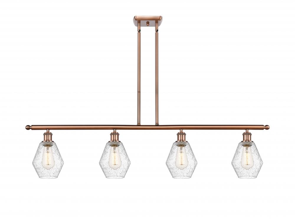 Cindyrella - 4 Light - 48 inch - Antique Copper - Stem hung - Island Light