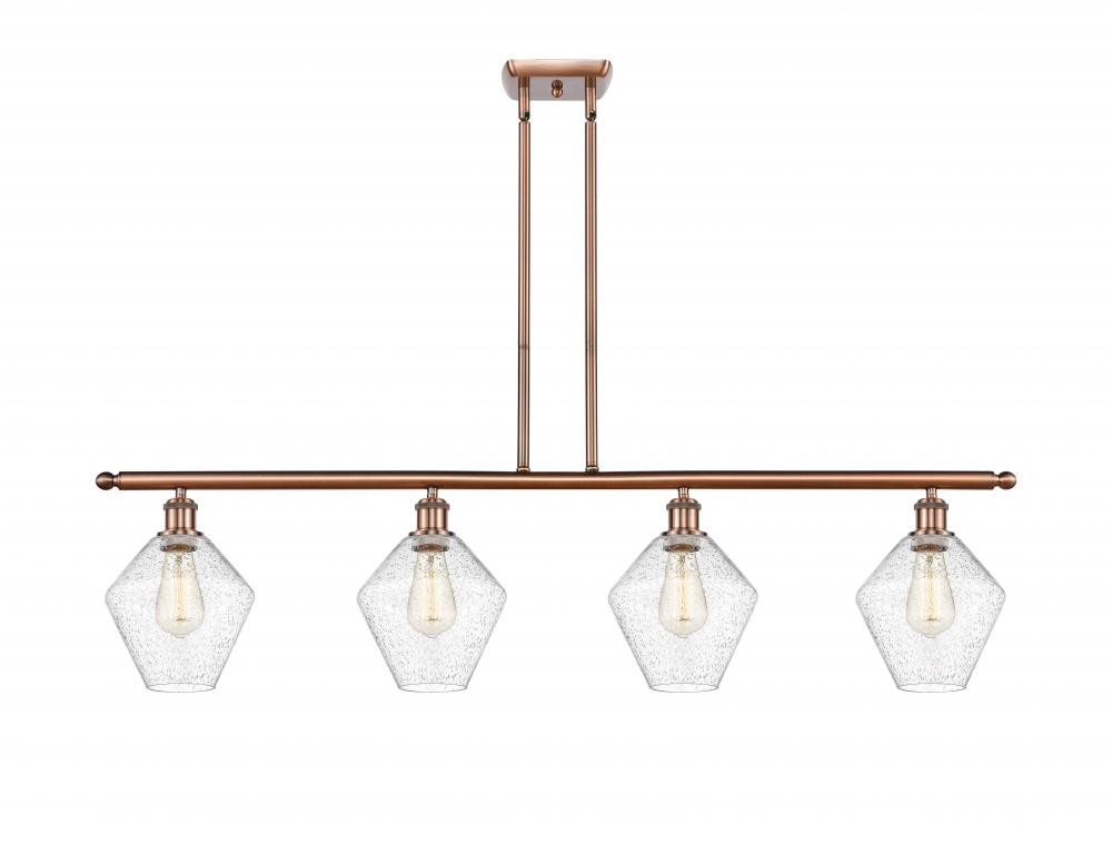 Cindyrella - 4 Light - 48 inch - Antique Copper - Stem hung - Island Light