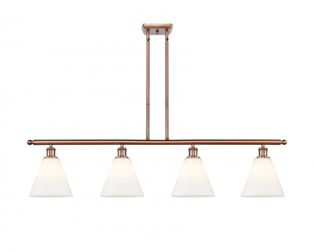 Berkshire - 4 Light - 48 inch - Antique Copper - Stem hung - Island Light