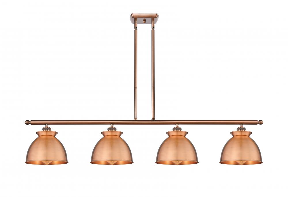 Adirondack - 4 Light - 48 inch - Antique Copper - Stem hung - Island Light
