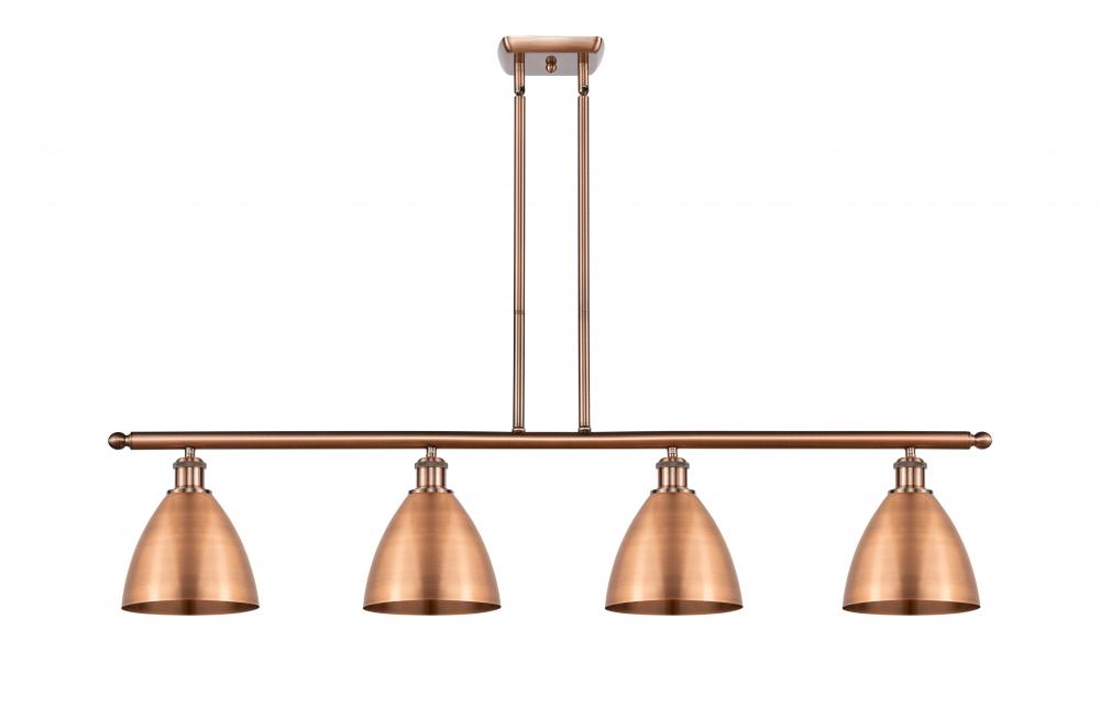 Bristol - 4 Light - 48 inch - Antique Copper - Stem hung - Island Light