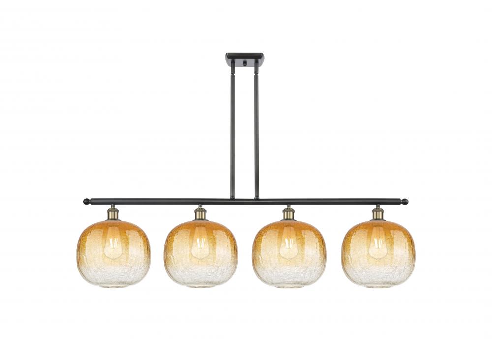 Brookhaven Sphere - 4 Light - 49 inch - Black Antique Brass - Stem Hung - Island Light