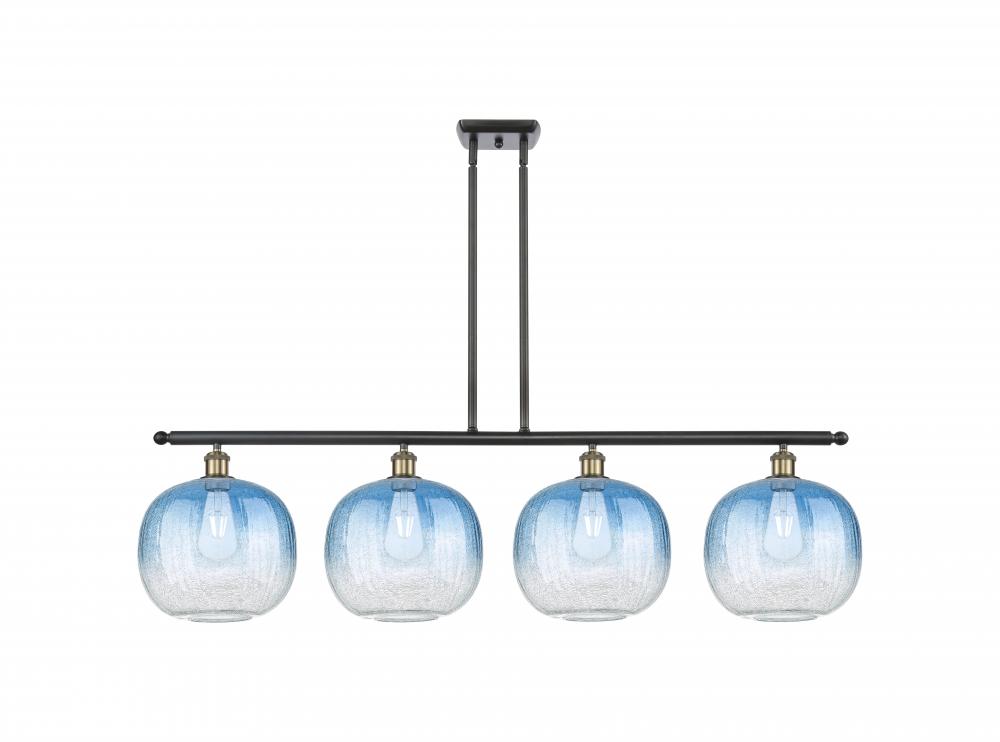 Brookhaven Sphere - 4 Light - 49 inch - Black Antique Brass - Stem Hung - Island Light