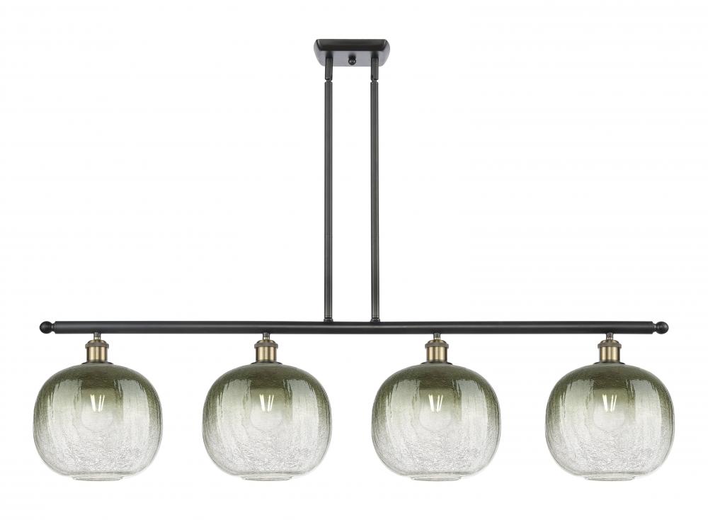 Brookhaven Sphere - 4 Light - 49 inch - Black Antique Brass - Stem Hung - Island Light