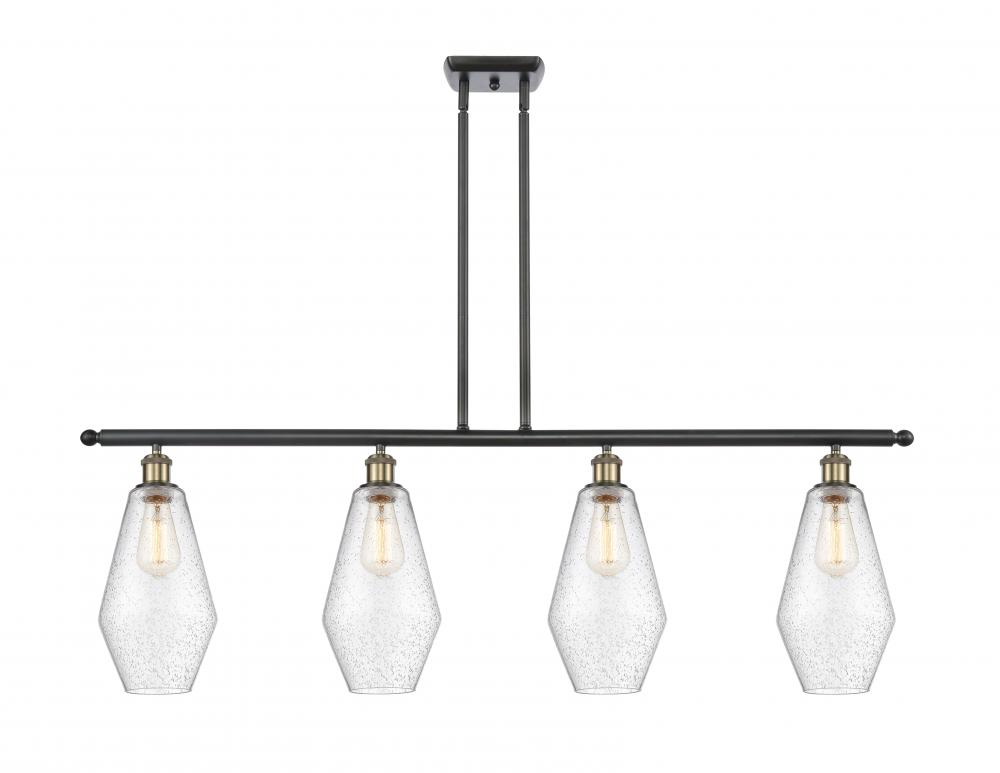 Cindyrella - 4 Light - 48 inch - Black Antique Brass - Stem hung - Island Light