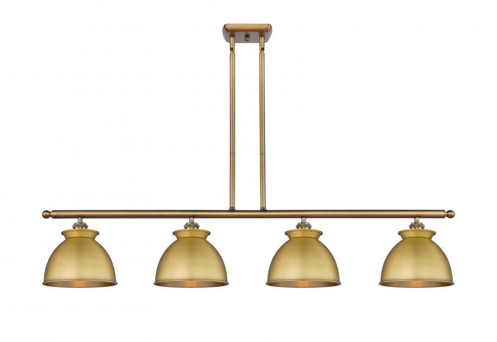 Adirondack - 4 Light - 48 inch - Brushed Brass - Stem hung - Island Light