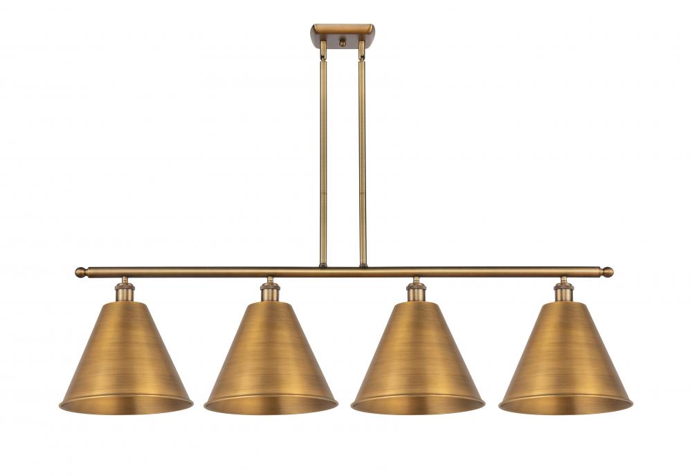 Berkshire - 4 Light - 50 inch - Brushed Brass - Stem hung - Island Light