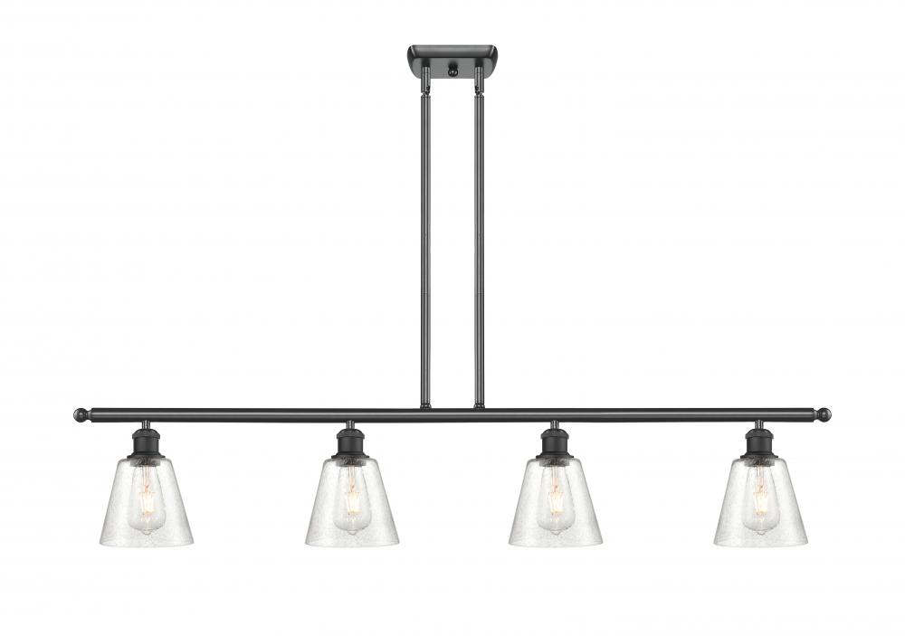 Caton - 4 Light - 48 inch - Matte Black - Stem hung - Island Light