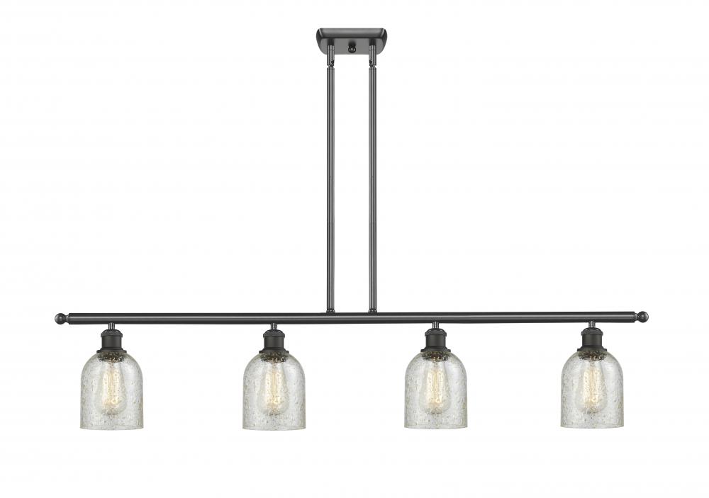 Caledonia - 4 Light - 48 inch - Oil Rubbed Bronze - Stem hung - Island Light
