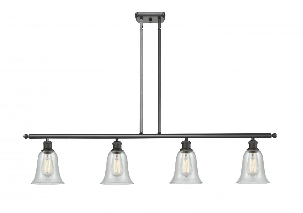 Hanover - 4 Light - 48 inch - Oil Rubbed Bronze - Cord hung - Island Light