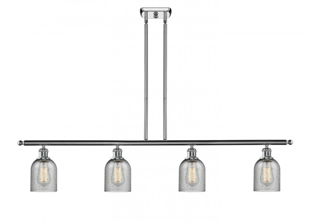 Caledonia - 4 Light - 48 inch - Polished Chrome - Stem hung - Island Light