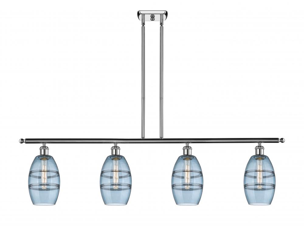 Vaz - 4 Light - 48 inch - Polished Chrome - Stem hung - Island Light