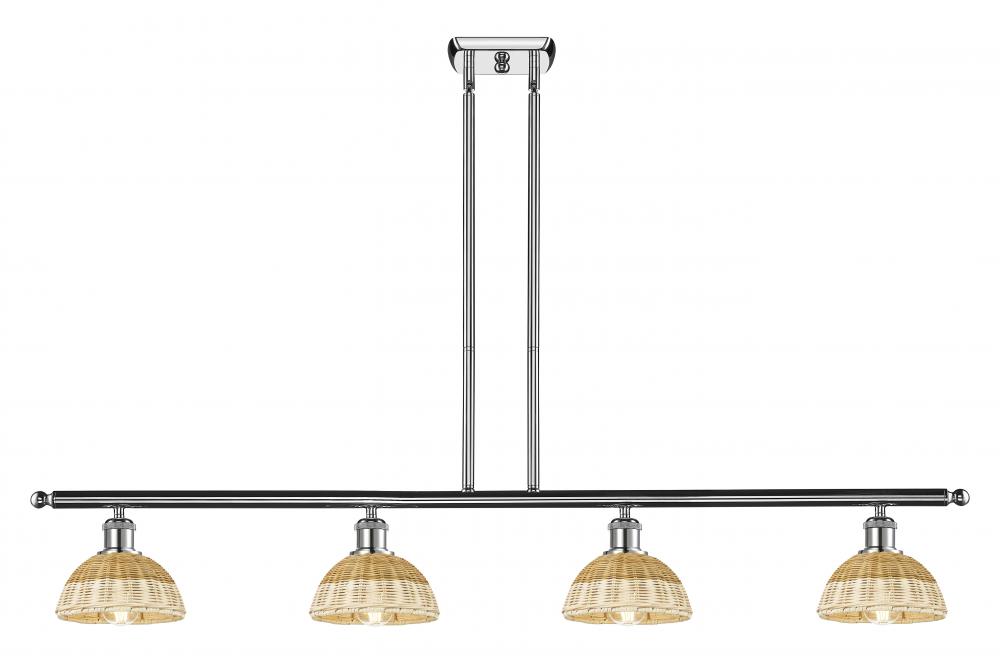 Bristol Natural II - 4 Light - 48 inch - Polished Chrome - Stem Hung - Island Light