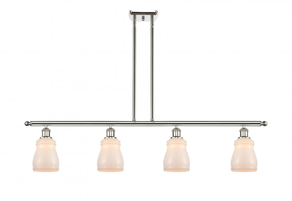 Ellery - 4 Light - 48 inch - Polished Nickel - Stem hung - Island Light