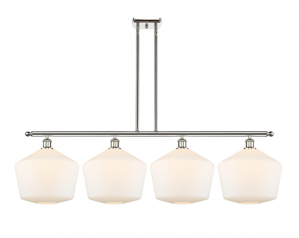 Cindyrella - 4 Light - 50 inch - Polished Nickel - Stem hung - Island Light