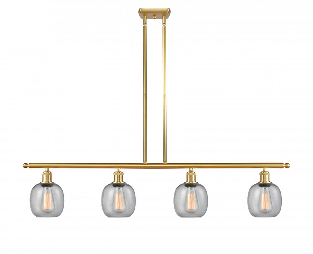 Belfast - 4 Light - 48 inch - Satin Gold - Stem hung - Island Light