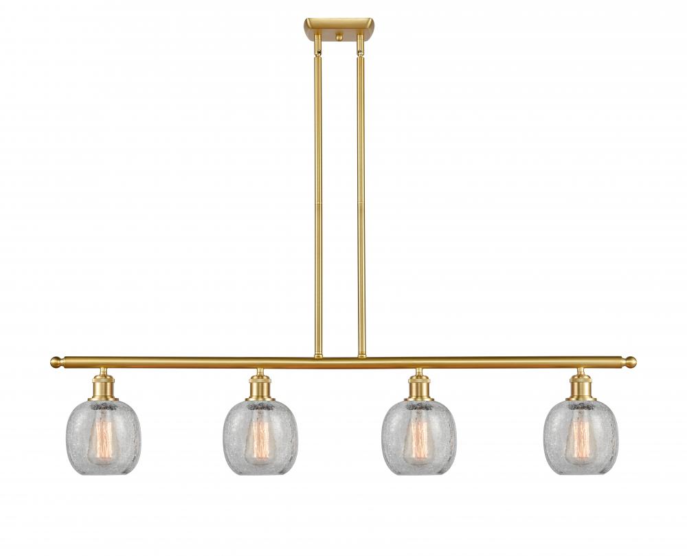 Belfast - 4 Light - 48 inch - Satin Gold - Stem hung - Island Light