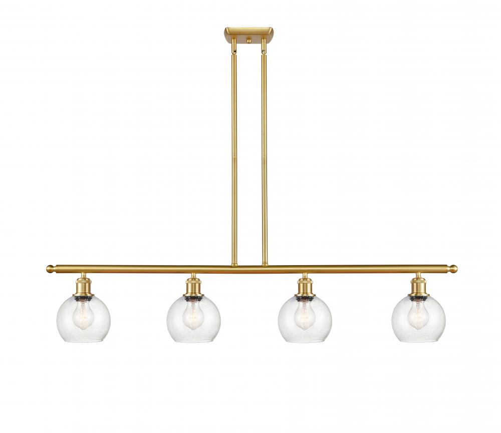 Athens - 4 Light - 48 inch - Satin Gold - Stem hung - Island Light