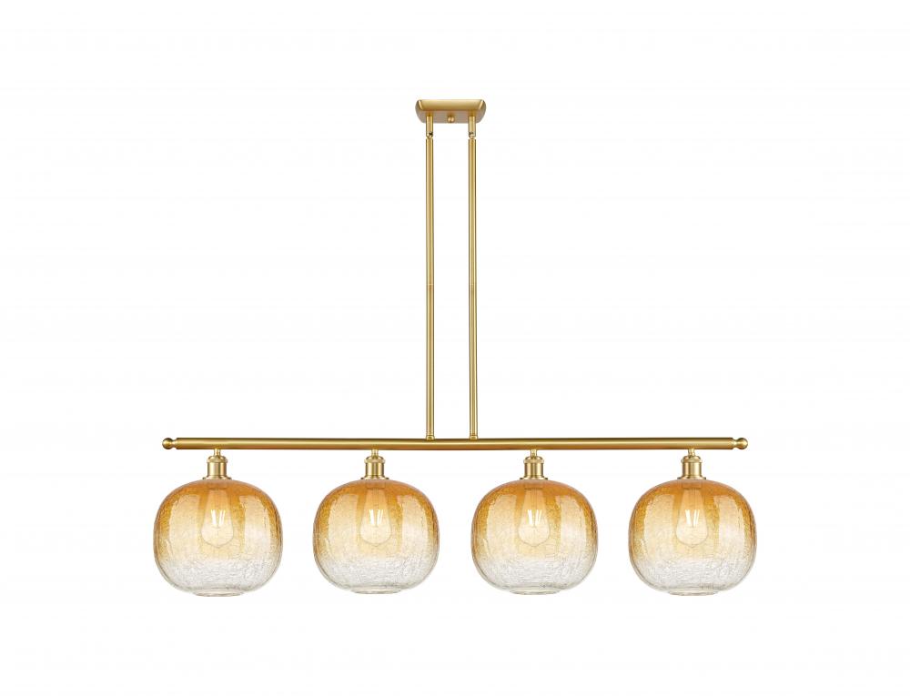 Brookhaven Sphere - 4 Light - 49 inch - Satin Gold - Stem Hung - Island Light