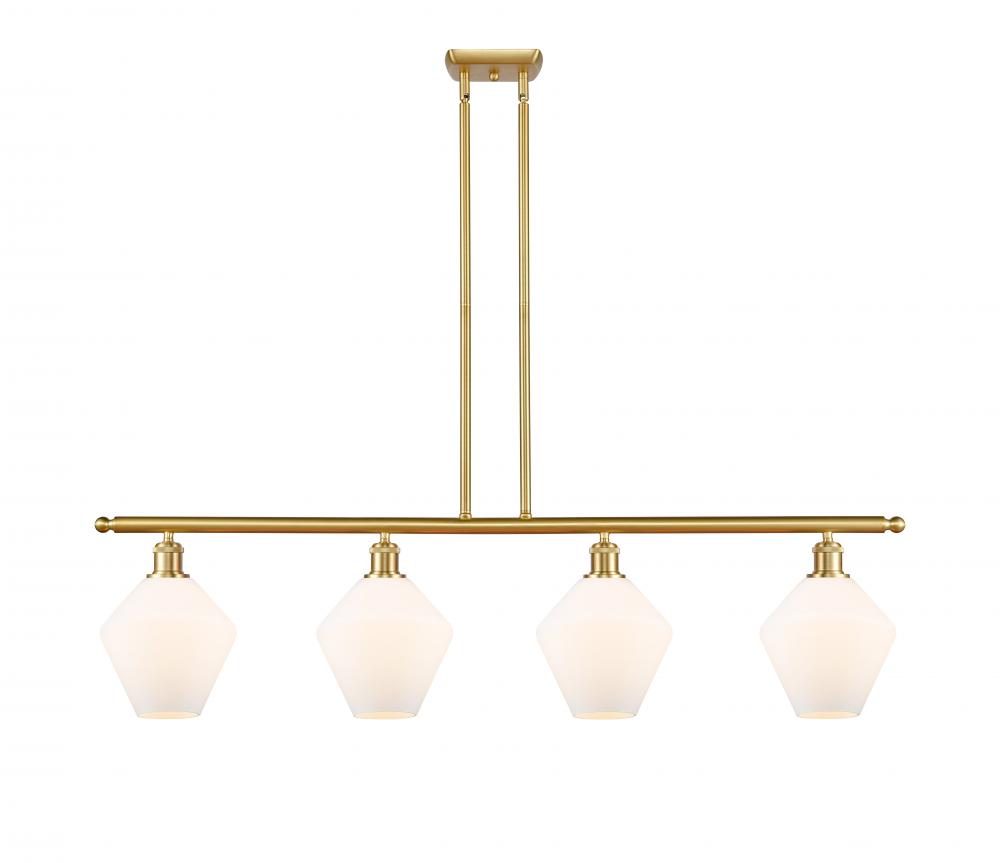 Cindyrella - 4 Light - 48 inch - Satin Gold - Stem hung - Island Light