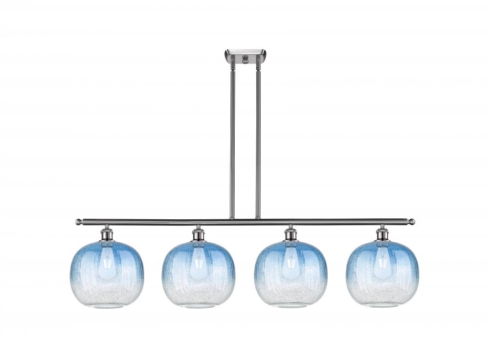 Brookhaven Sphere - 4 Light - 49 inch - Brushed Satin Nickel - Stem Hung - Island Light