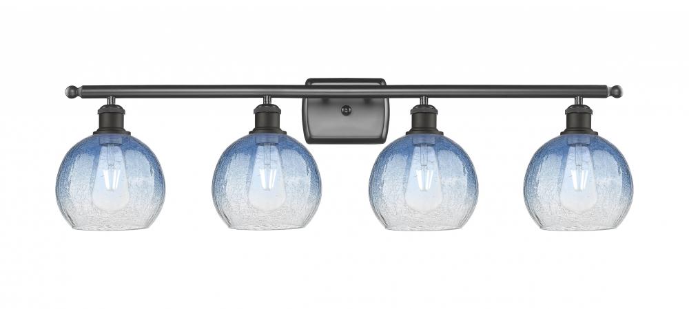 Brookhaven Globe - 4 Light - 38 inch - Oil Rubbed Bronze - Bath Vanity Light