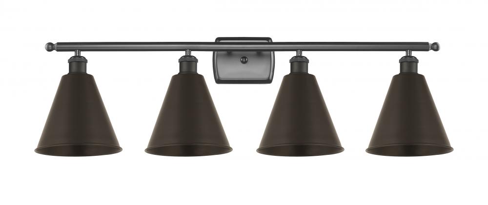 Berkshire - 4 Light - 38 inch - Oil Rubbed Bronze - Bath Vanity Light