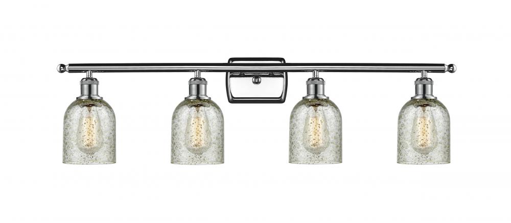 Caledonia - 4 Light - 35 inch - Polished Chrome - Bath Vanity Light