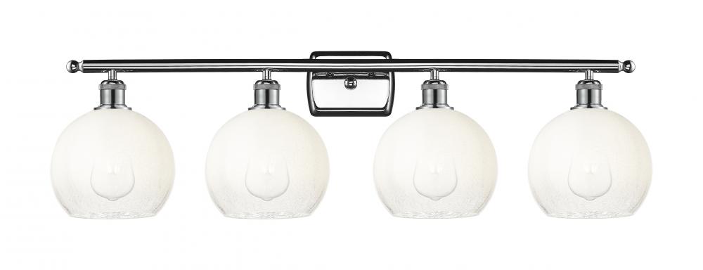 Brookhaven Globe - 4 Light - 38 inch - Polished Chrome - Bath Vanity Light