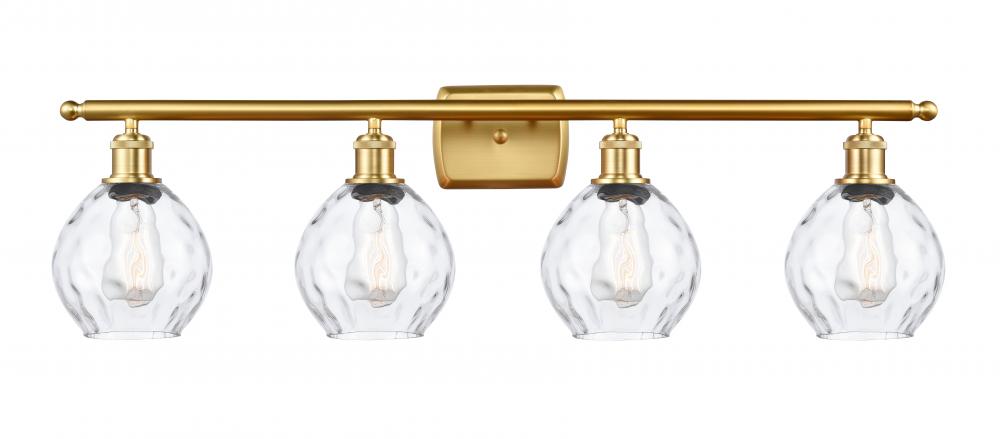 Waverly - 4 Light - 36 inch - Satin Gold - Bath Vanity Light