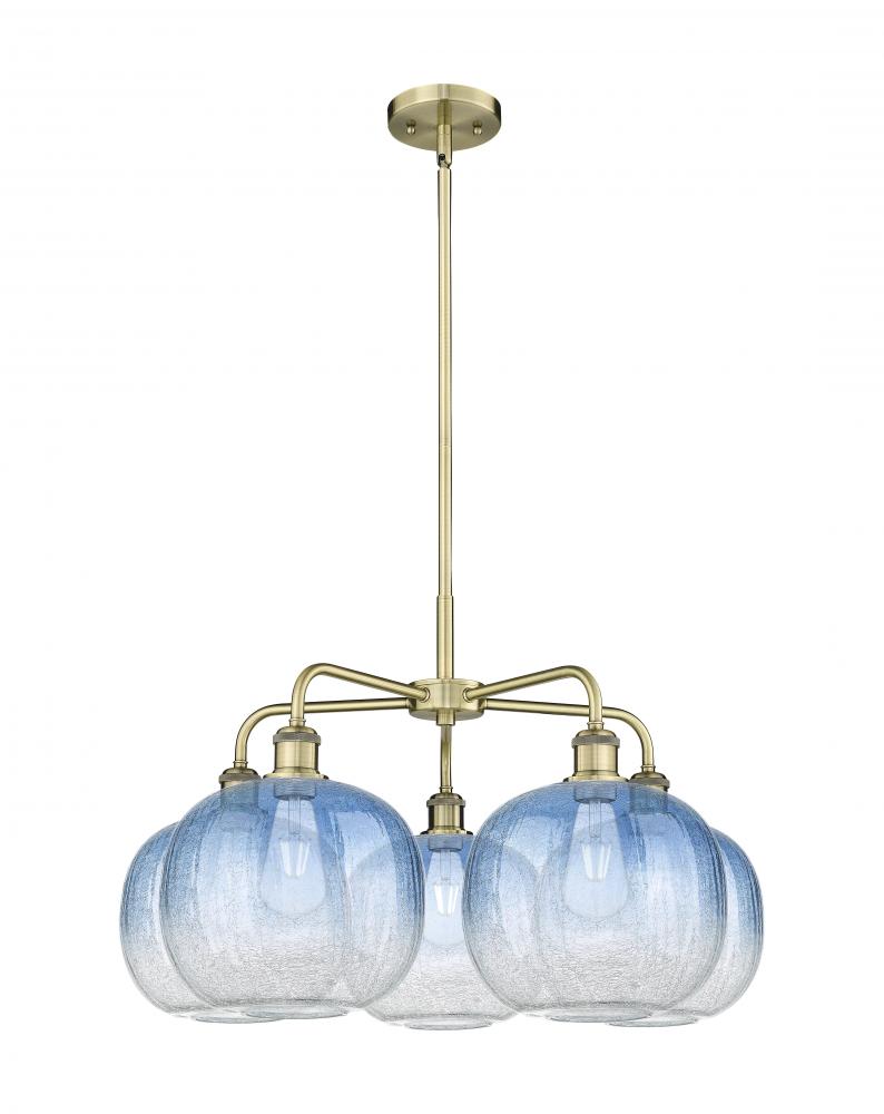 Brookhaven Sphere - 5 Light - 29 inch - Antique Brass - Stem hung - Chandelier